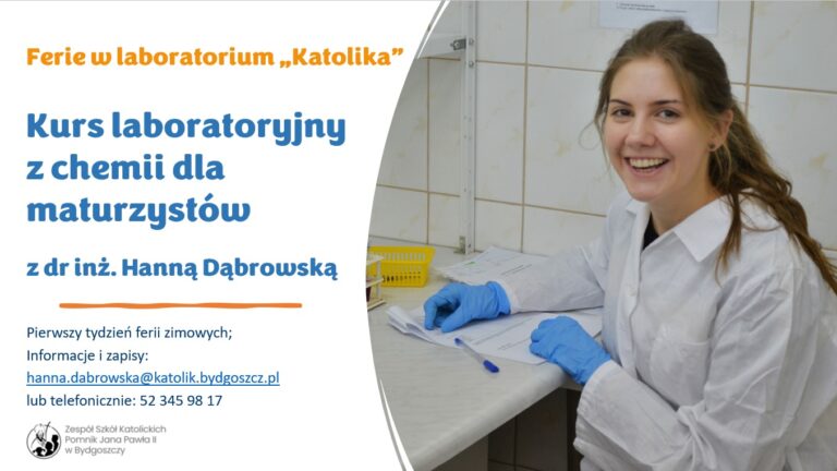 Ferie w laboratorium “Katolika” dla maturzystów